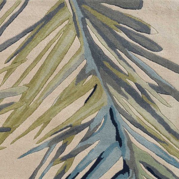 66 X 66 Ivory  Wool Rug - Image 4