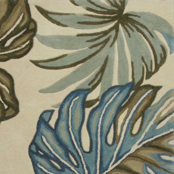 66 X 66 Ivory  Wool Rug - Image 4