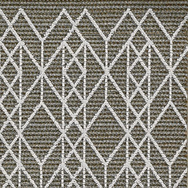 2' x 8' Grey Geometric Lines Runner Rug - Image 4