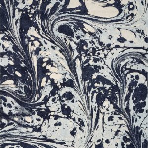 7'x10' Blue Machine Woven Abstract Indoor Area Rug