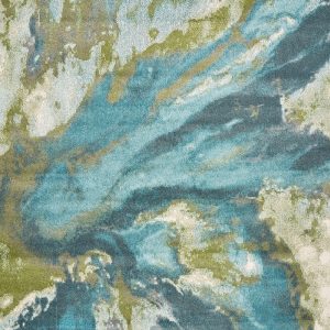 99" X 122" Teal Polypropylene Rug