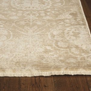 2' x 8' Sand Faded Spades Runner Rug