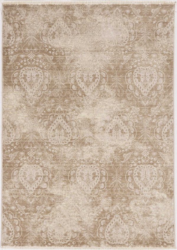 2' x 8' Sand Faded Spades Runner Rug - Image 4