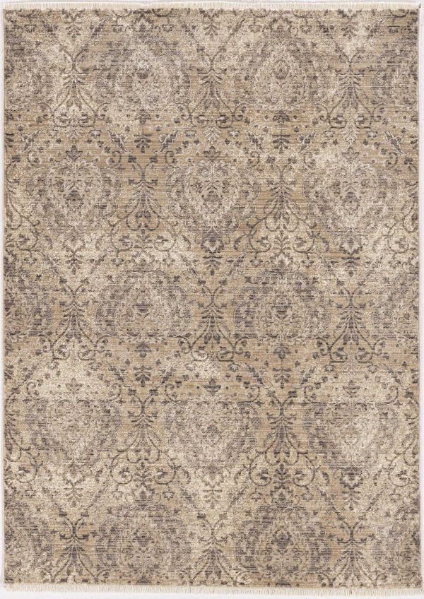 8' Sand or Charcoal Polypropylene Runner Rug - Image 4