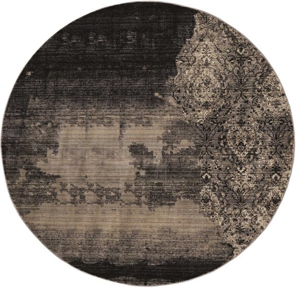 4'x6' Blue Machine Woven Distressed Vintage Traditional Indoor Area Rug - Image 2