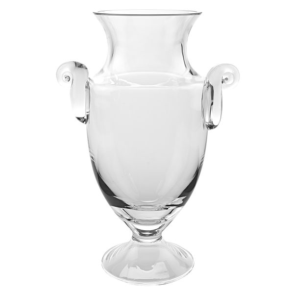 12 Mouth Blown Crystal European Made Trophy Vase - Image 3