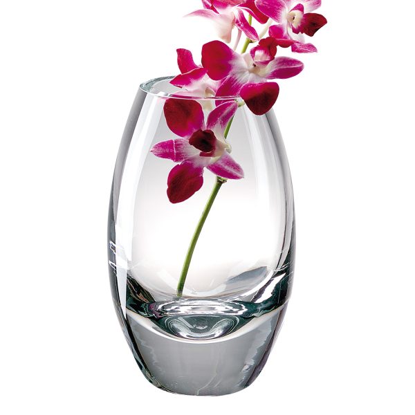 9 Mouth Blown Crystal European Made Vase - Image 3