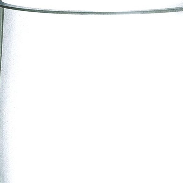 10.5 Mouth Blown Crystal European Made Cylinder Vase - Image 5