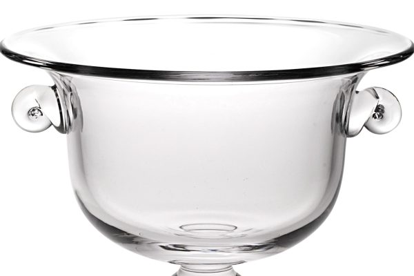 13 Mouth Blown Crystal Trophy Centerpiece Fruit or Punchbowl - Image 2