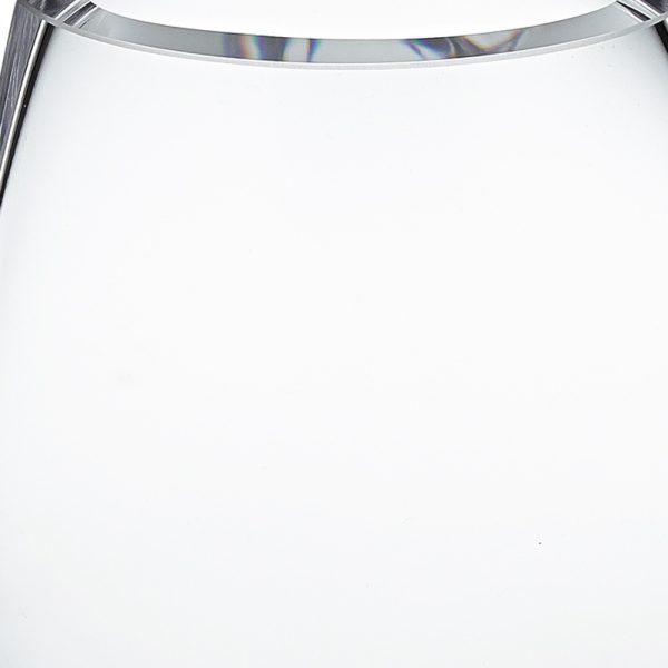 8 Mouth Blown Polish Oval Thick Walled Vase - Image 5