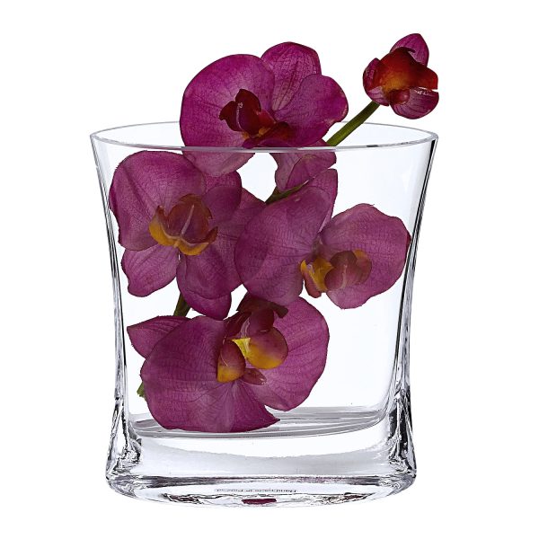 8 Mouth Blown Large Glass Pocket Vase - Image 3
