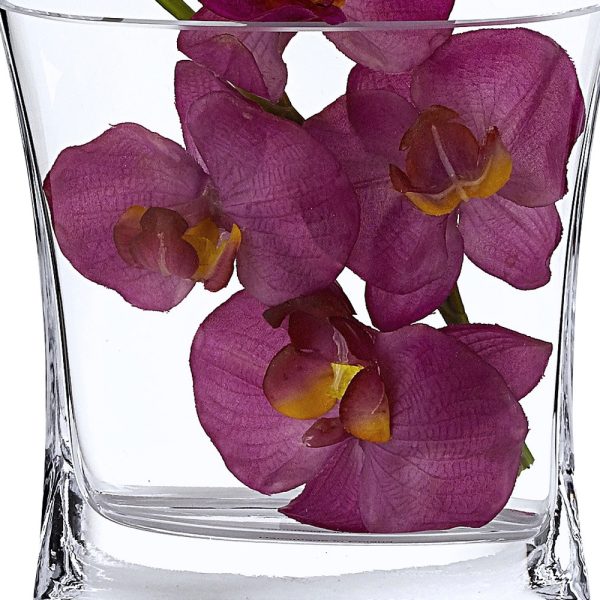 8 Mouth Blown Large Glass Pocket Vase - Image 4