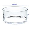 8 Mouth Blown Lead Free Classic Glass Cylinder Bowl - Image 4