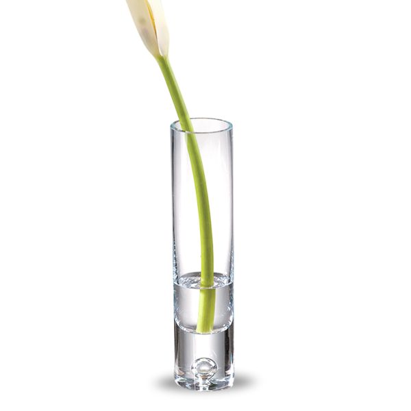 8 Mouth Blown Crystal Bud Vase - Image 3