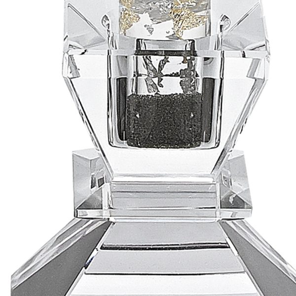 Hand Crafted Crystal Pair of Handcrafted Candle Holders - Image 5