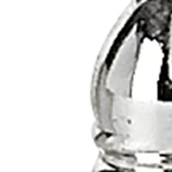 Handcrafted Optical Crystal and Silver Square Size Salt and Pepper Shakers - Image 5