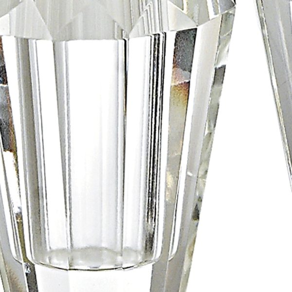 Handcrafted Optical Crystal and Gold Pair of Salt and Pepper Shakers - Image 5