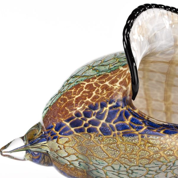 5 Mouth Blown Large Conch Shell Artistic Glass - Image 4