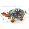 6 Mouth Blown Turtle Art Glass - Image 4