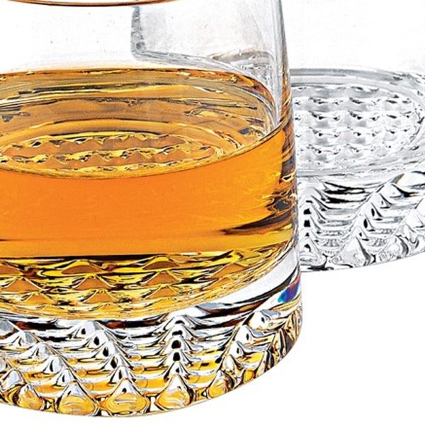 Mouth Blown European Crystal 5 Pc Whiskey Set - Image 4