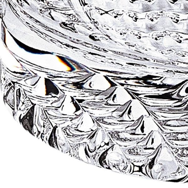 Mouth Blown European Crystal Whiskey Set 4 Pc Rocks or DOF Set - Image 4