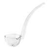 6 Mouth Blown Crystal Gravy  Dressing or Sauce Ladle
