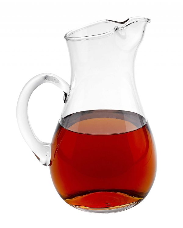 Mouth Blown Ice Tea  Martini or Water Glass Pitcher  36 oz - Image 2