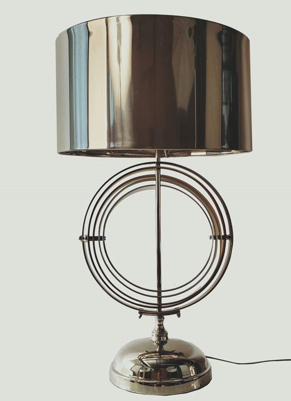17" Bronze Metal Standard Table Lamp - Image 3