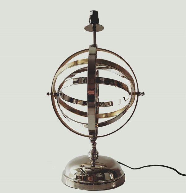 17" Bronze Metal Standard Table Lamp - Image 4