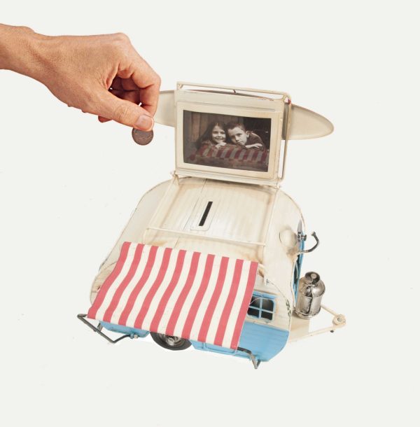 Piggy Bank and Picture Frame Camper Trailer Model - Image 2