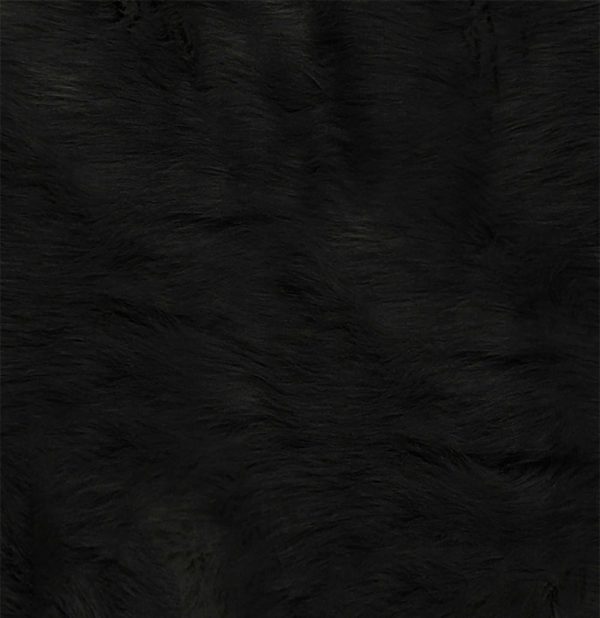 Faux Cowhide Rug 5 x 7  - Black - Image 2
