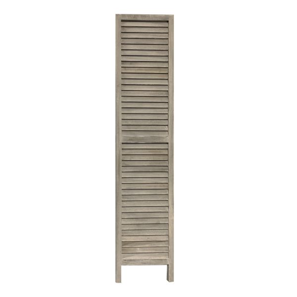 3 Panel Grey Shutter Screen Room Divider - Image 2