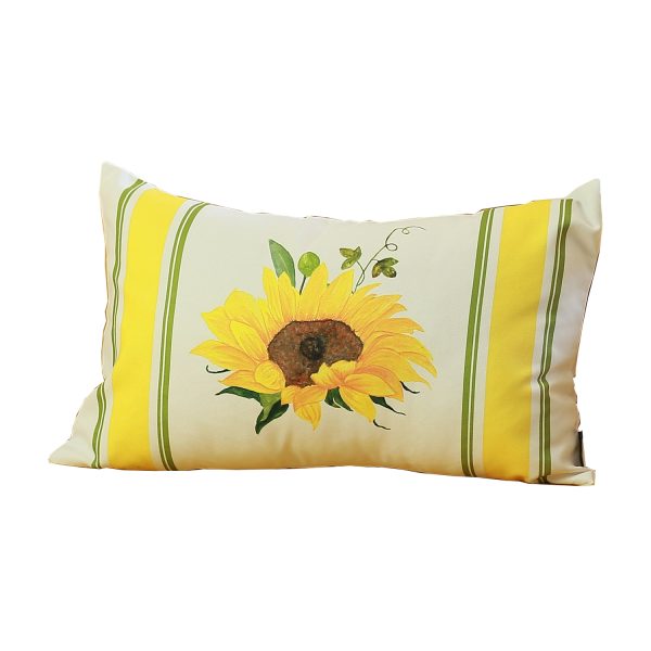 Set of 4 Sunflower Design Lumbar Pillow Covers - Image 5