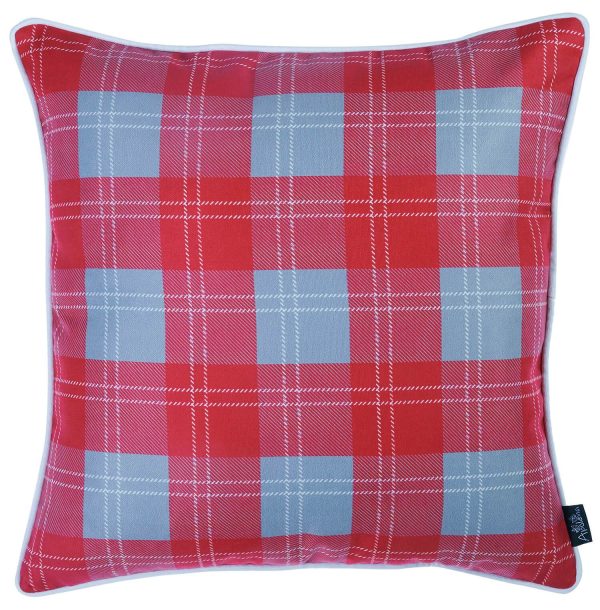 Set of 4 18" Winter Deer Throw Pillow Cover in Multicolor - Image 3