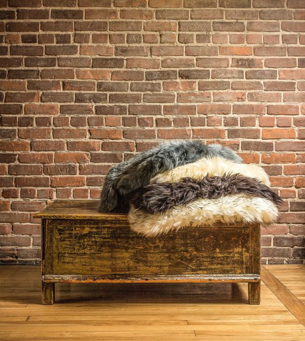 2' x 3' Ivory New Zealand Natural Sheepskin Rug - Image 2