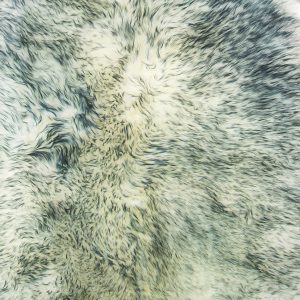 2' x 3' Gray Mist New Zealand Natural Sheepskin Rug