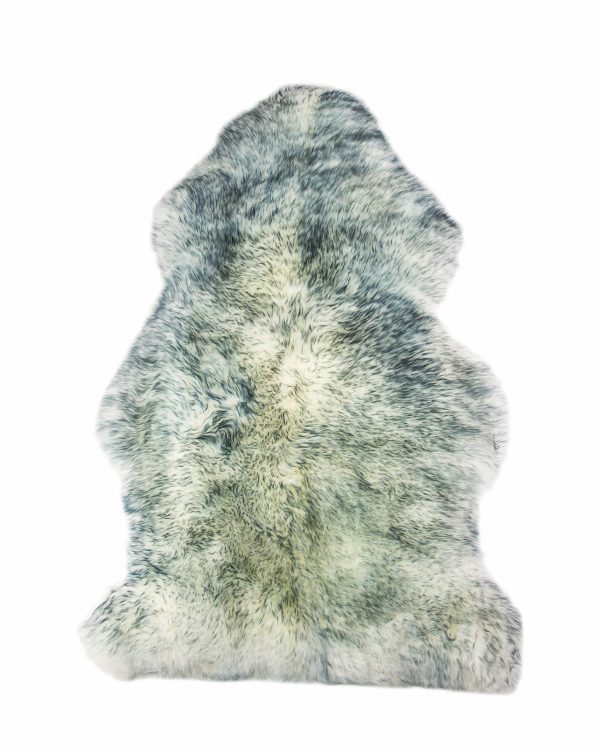 2' x 3' Gray Mist New Zealand Natural Sheepskin Rug - Image 5