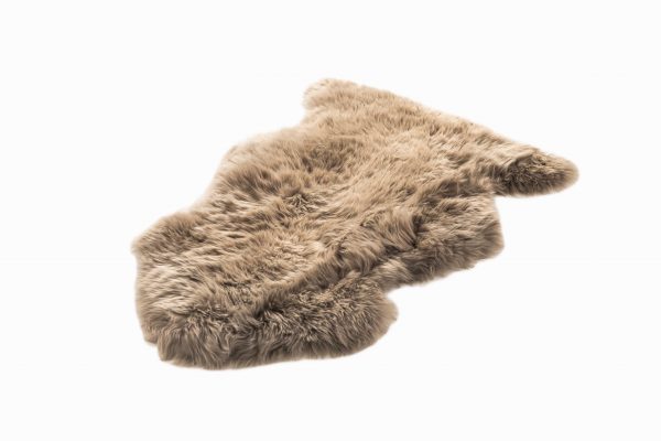 2' x 3' Latte New Zealand Natural Sheepskin Rug - Image 3