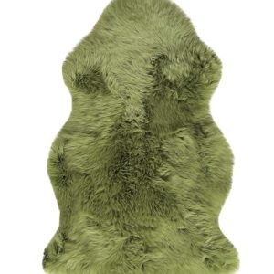 Sage Green New Zealand Natural  Sheepskin Rug