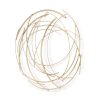 Gold Metal Abstract Round hanging Wall Art Decor - Image 2