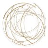 Gold Metal Abstract Round hanging Wall Art Decor - Image 3