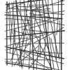 Black Metal Abstract Linear Array Wall Art Decor - Image 3