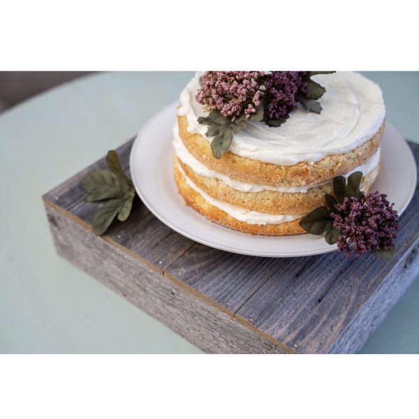 Natural Weathered Gray Cake Stand - Image 2