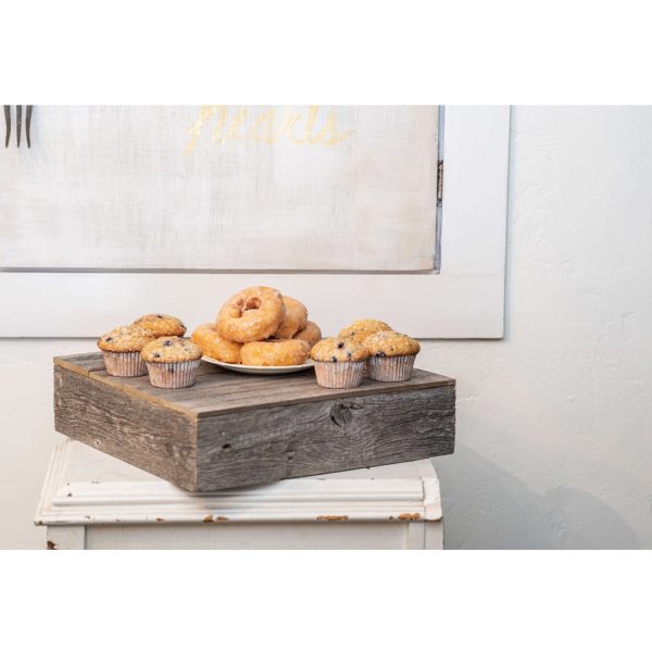 Natural Weathered Gray Cake Stand - Image 4