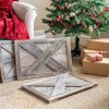 19" Natural Weathered Gray Christmas Tree Collar - Image 3