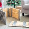 19" Natural Weathered Gray Christmas Tree Collar - Image 4