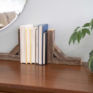 Set of Two Natural Weathered Gray Corbels