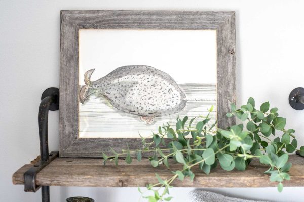 4" x 4" Natural Weathered Gray Picture Frame - Image 4