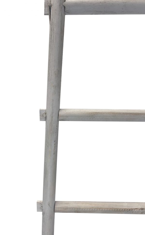 5 Step Grey Decorative Ladder Shelve - Image 2