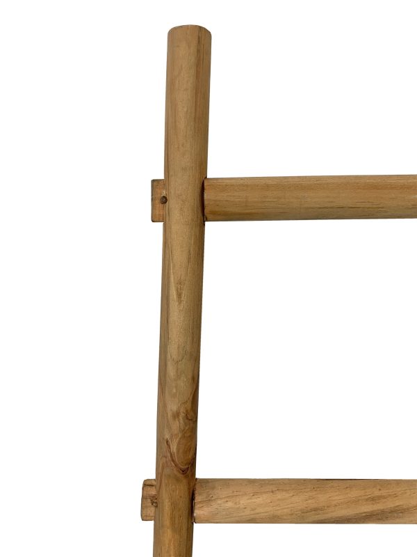 5 Step Brown Decorative Ladder Shelve - Image 2